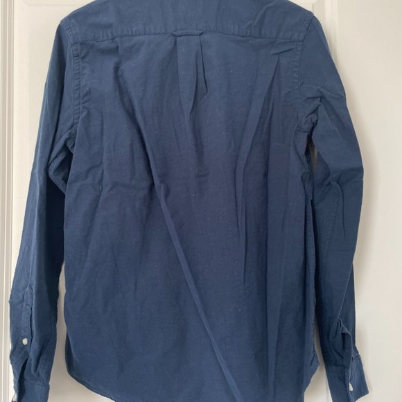 Goodfelow & Co Every Wear Slim Fit Long-Sleeve Button Down in Blue Size M - Picture 2 of 2